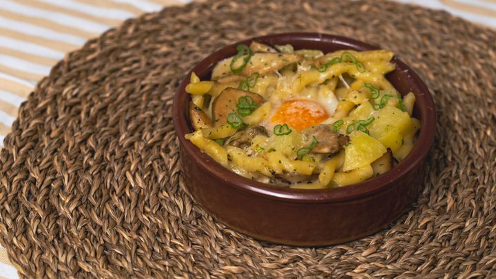 Pasta e patate alla boscaiola | Ricetta Chef in Camicia