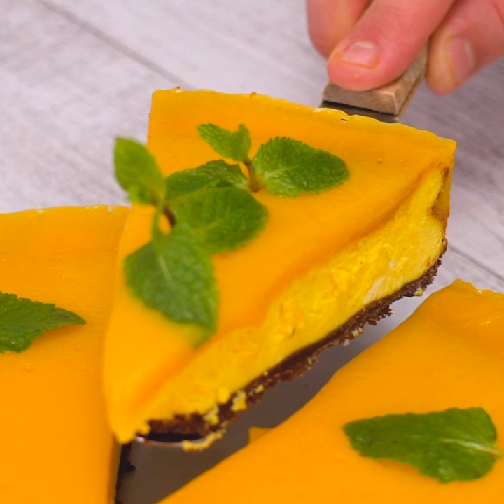 Cheesecake allo zafferano e mango Ricetta Chef in Camicia