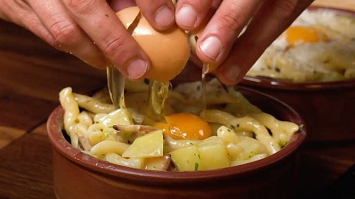 Pasta e patate alla boscaiola | Ricetta Chef in Camicia